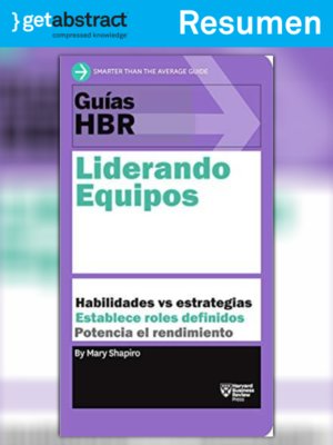 cover image of Guías HBR: Liderando equipos (resumen)